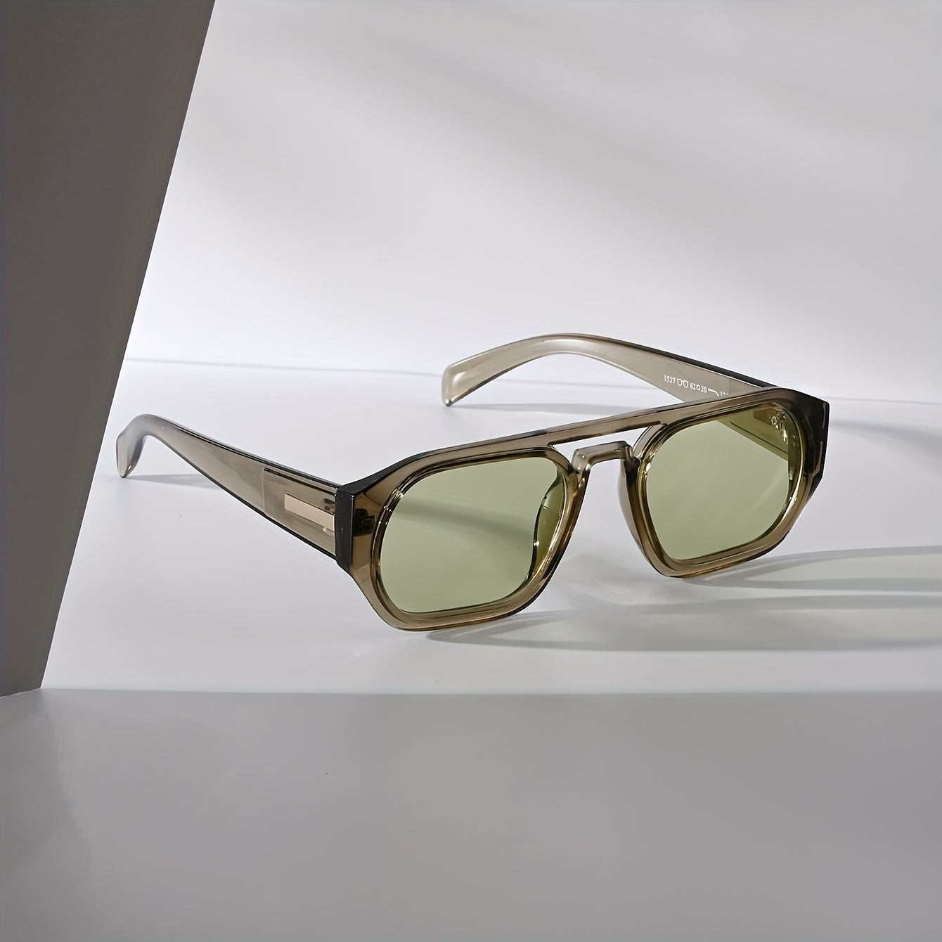 Men's Angular Frame Sunglasses