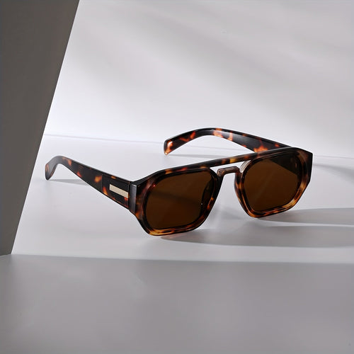 Men's Angular Frame Sunglasses