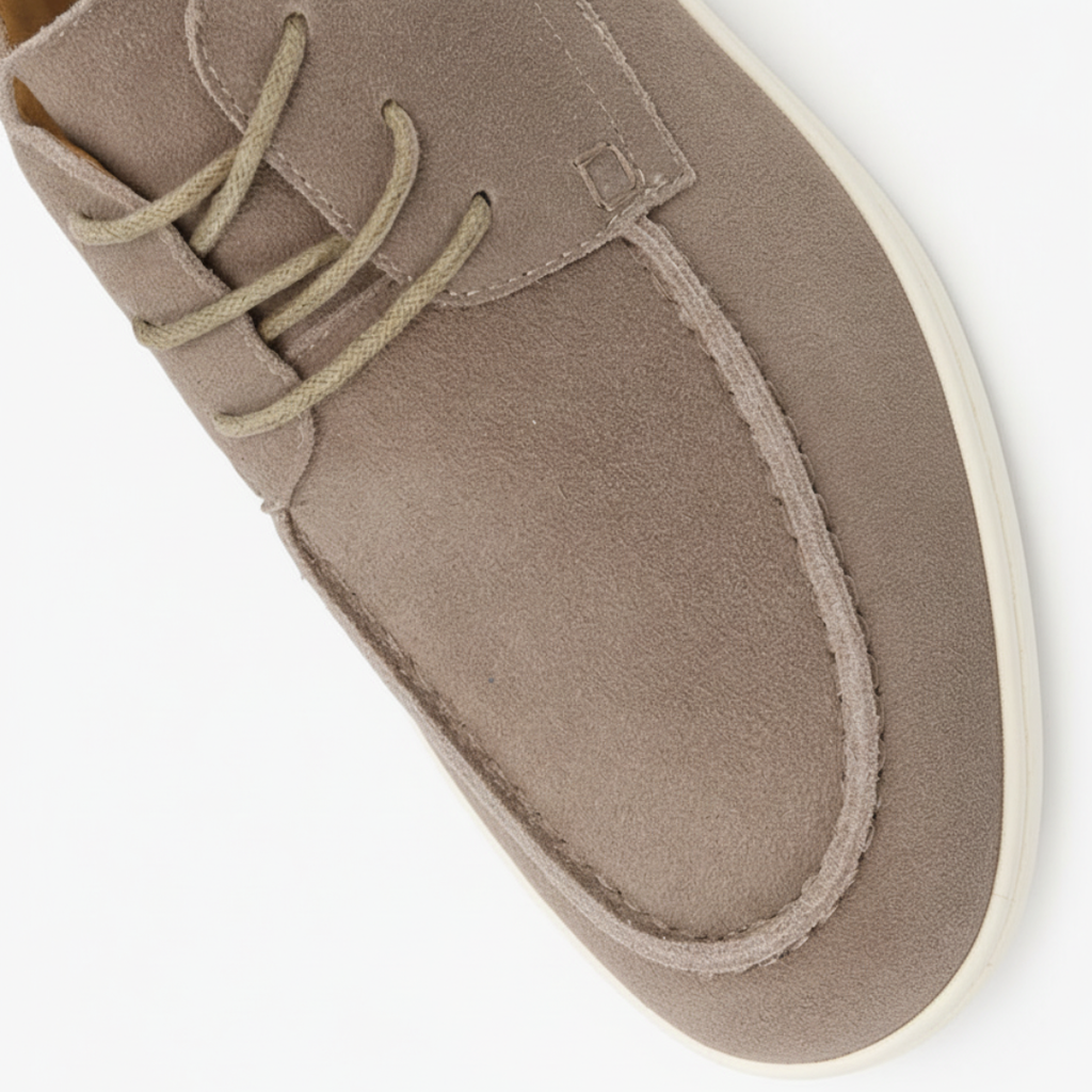 Men's Apron Toe Lace-Up Shoes