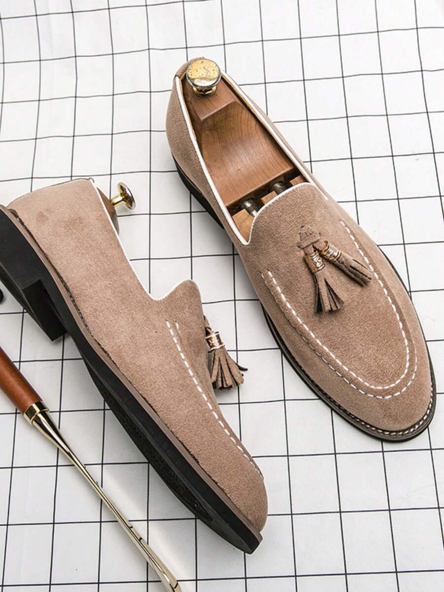 Men's Apron Toe Loafers