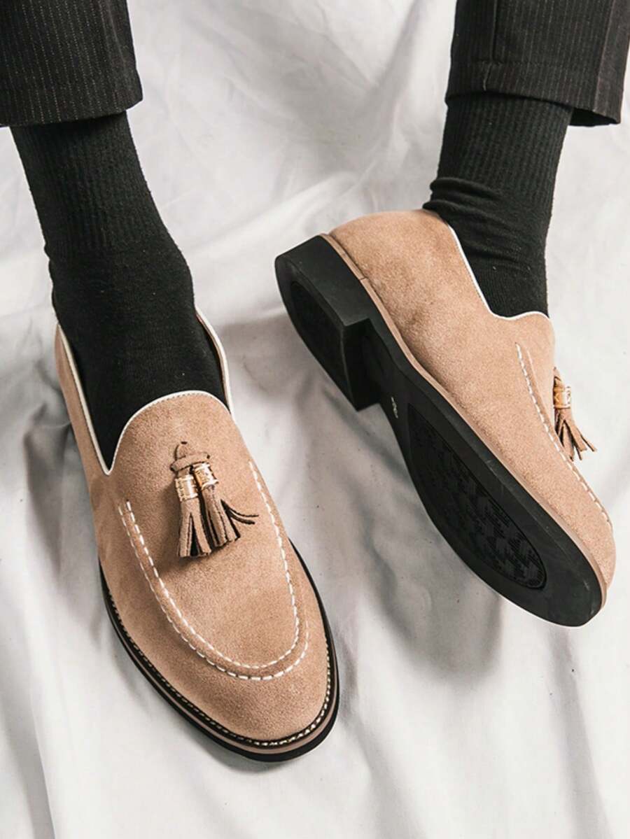 Men's Apron Toe Loafers