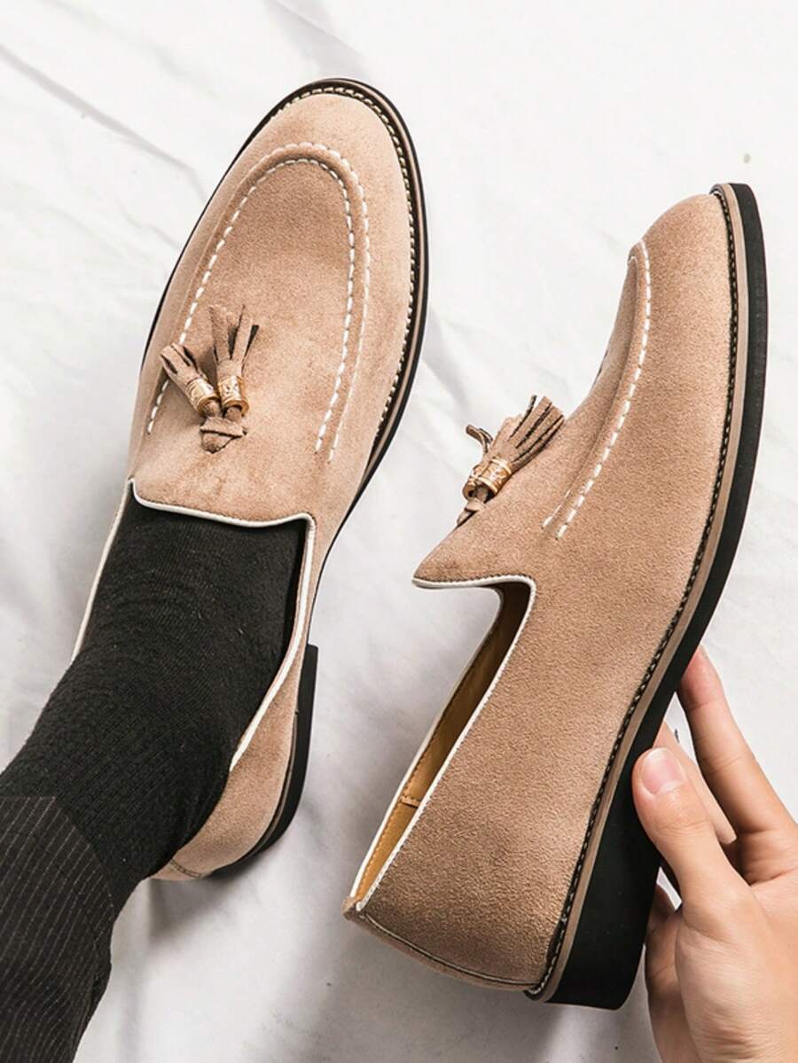 Men's Apron Toe Loafers