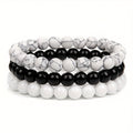 Men's Bead Bracelet Set