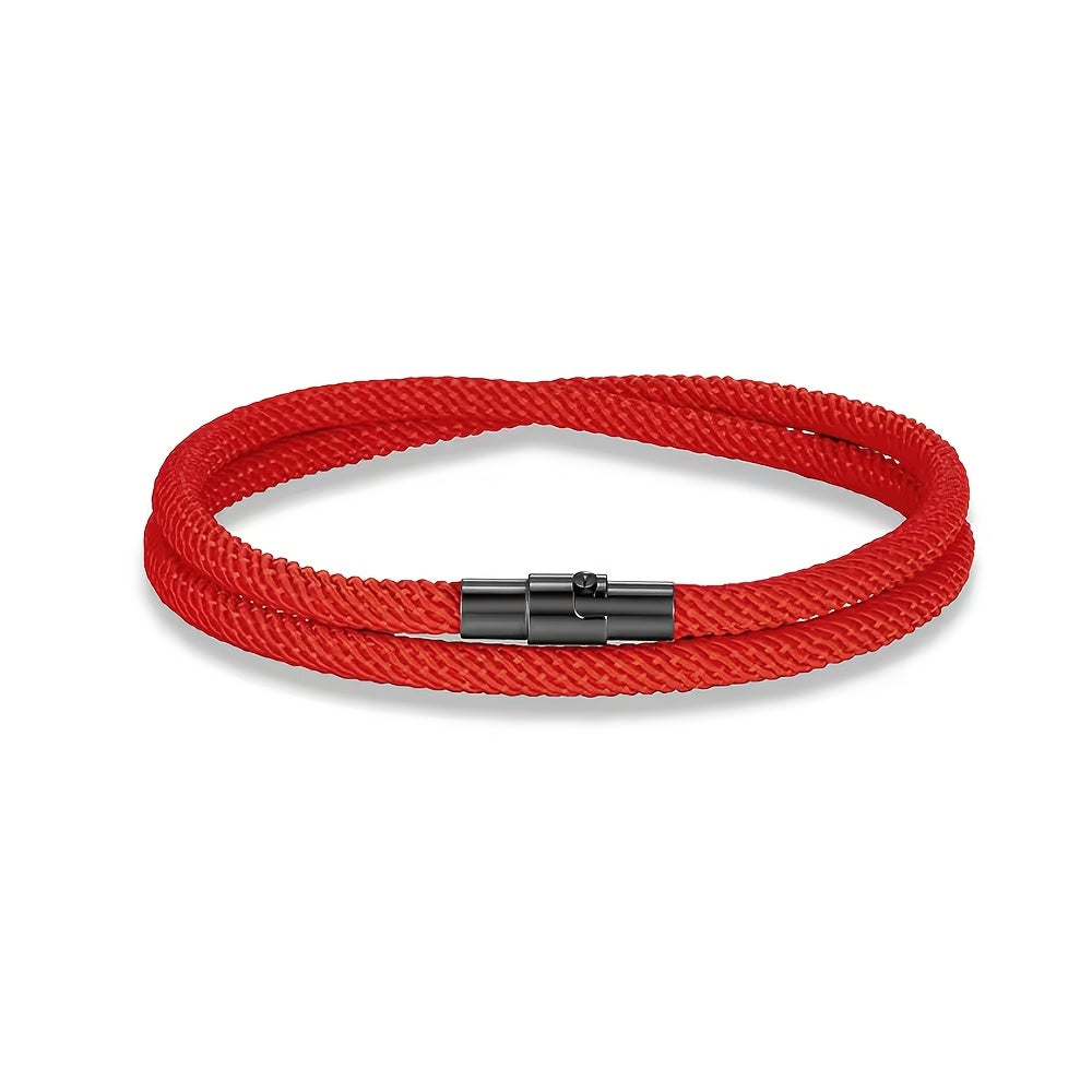 Men's Braided Clasp Bracelet