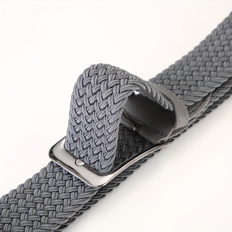 Men's Braided Elastic Belt