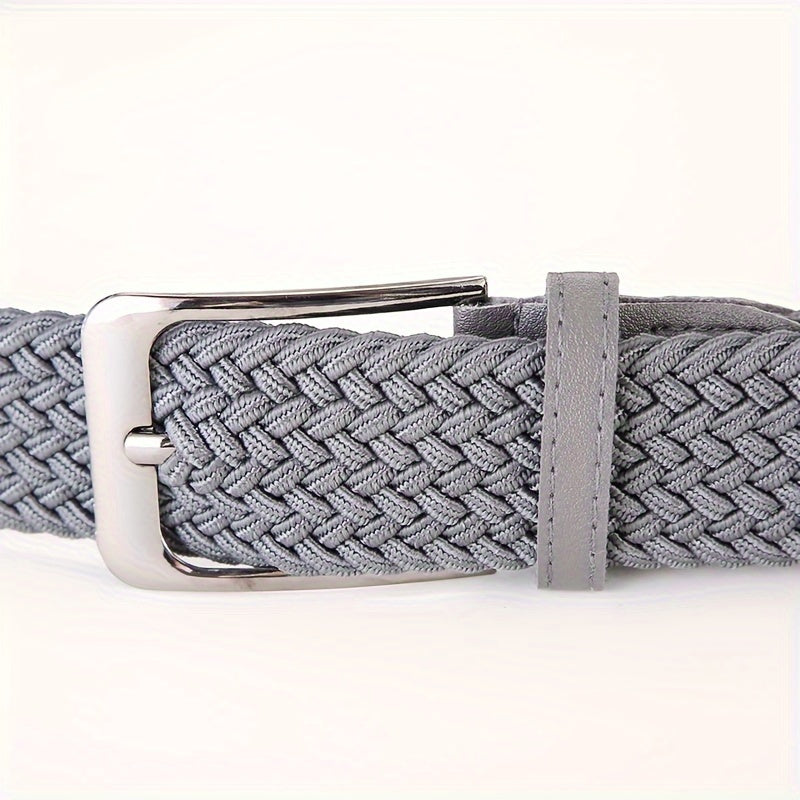 Men's Braided Elastic Belt