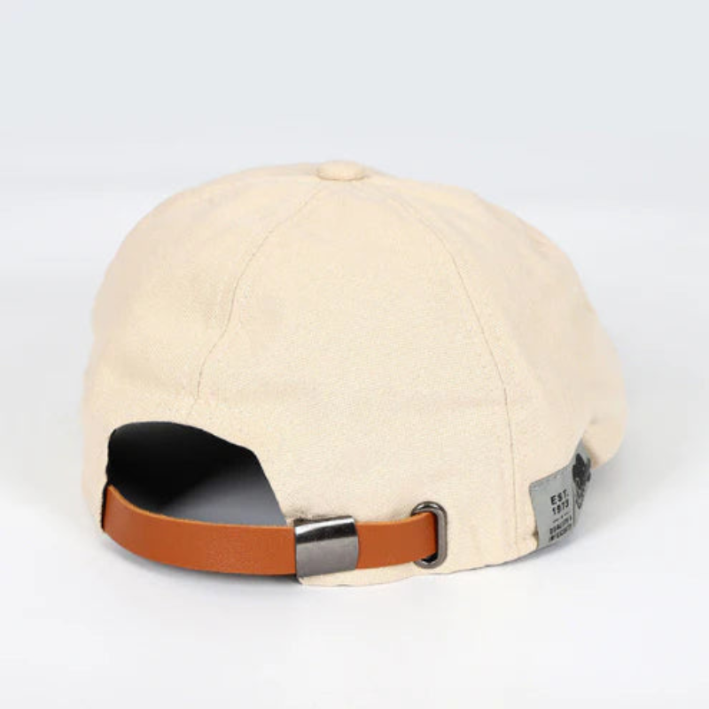 Men's Buckle Strap Flat Cap