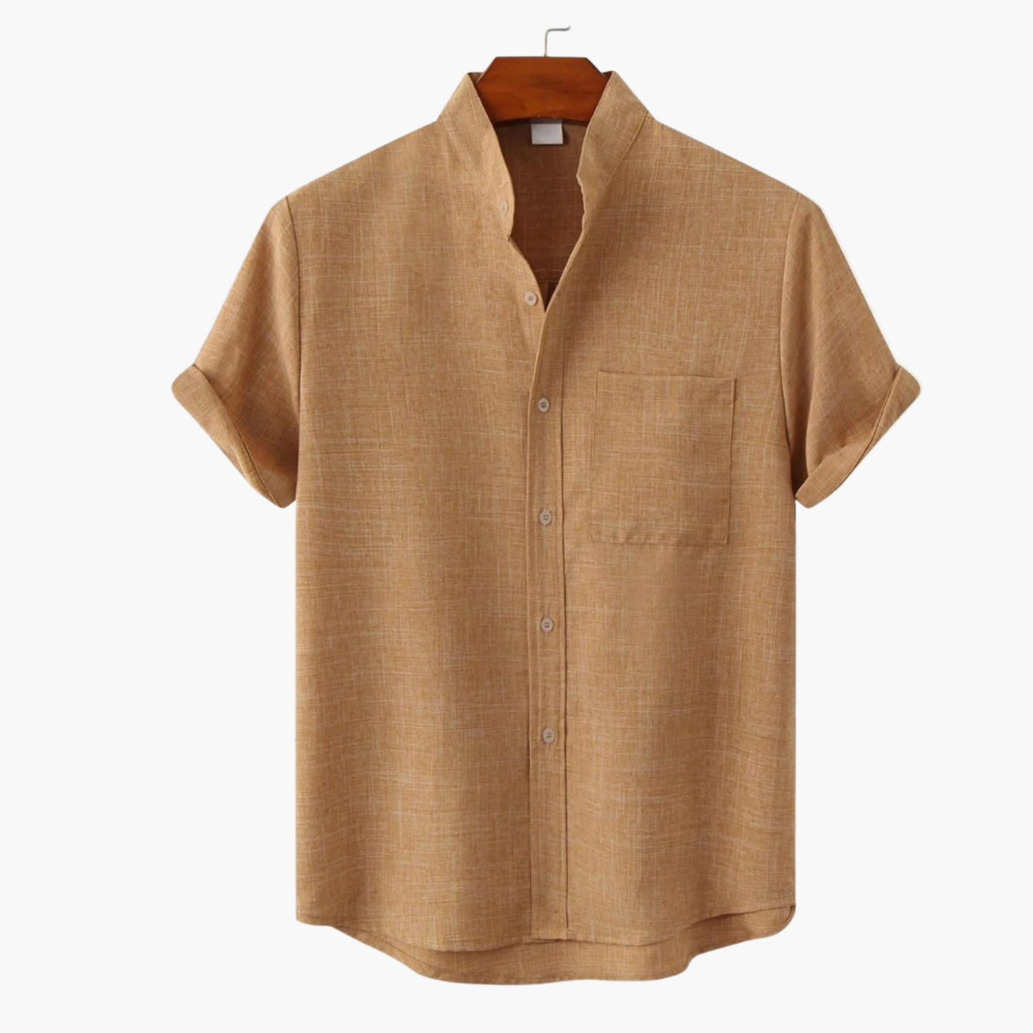 Men's Button Shirt and Cargo Shorts Set