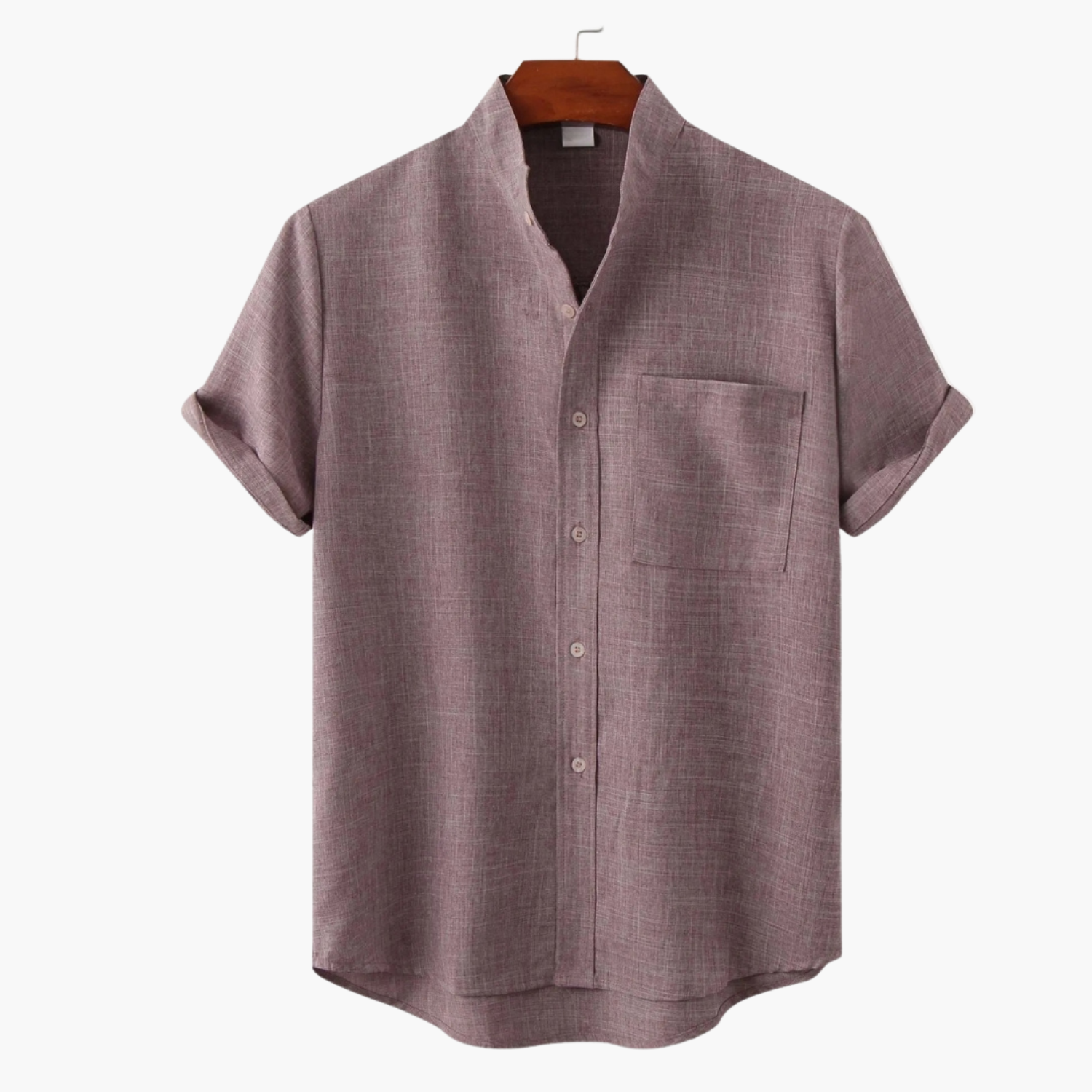 Men's Button Shirt and Cargo Shorts Set