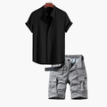 Men's Button-Up Shirt Set