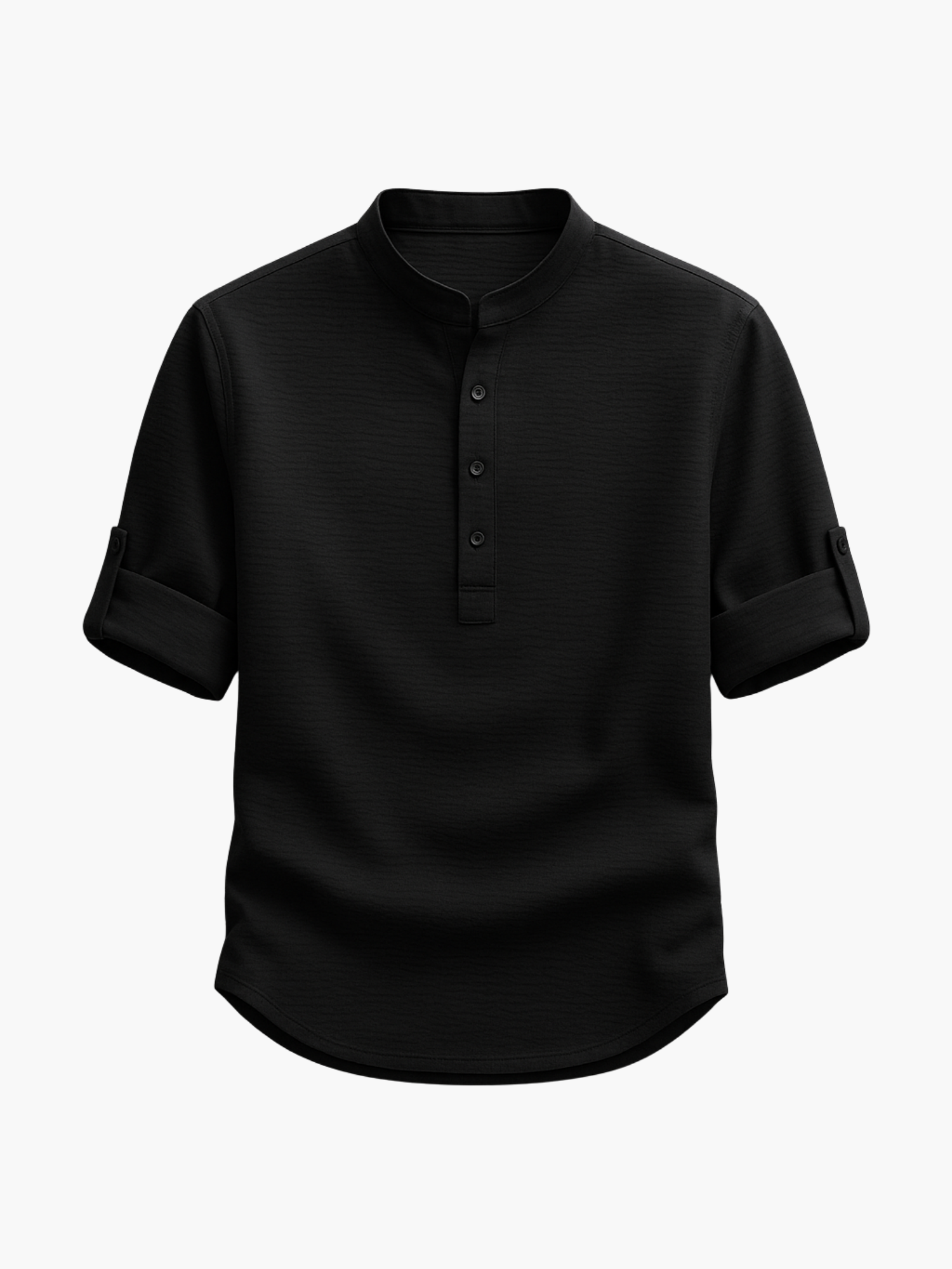 Men's Buttoned Shirt and Trousers Set