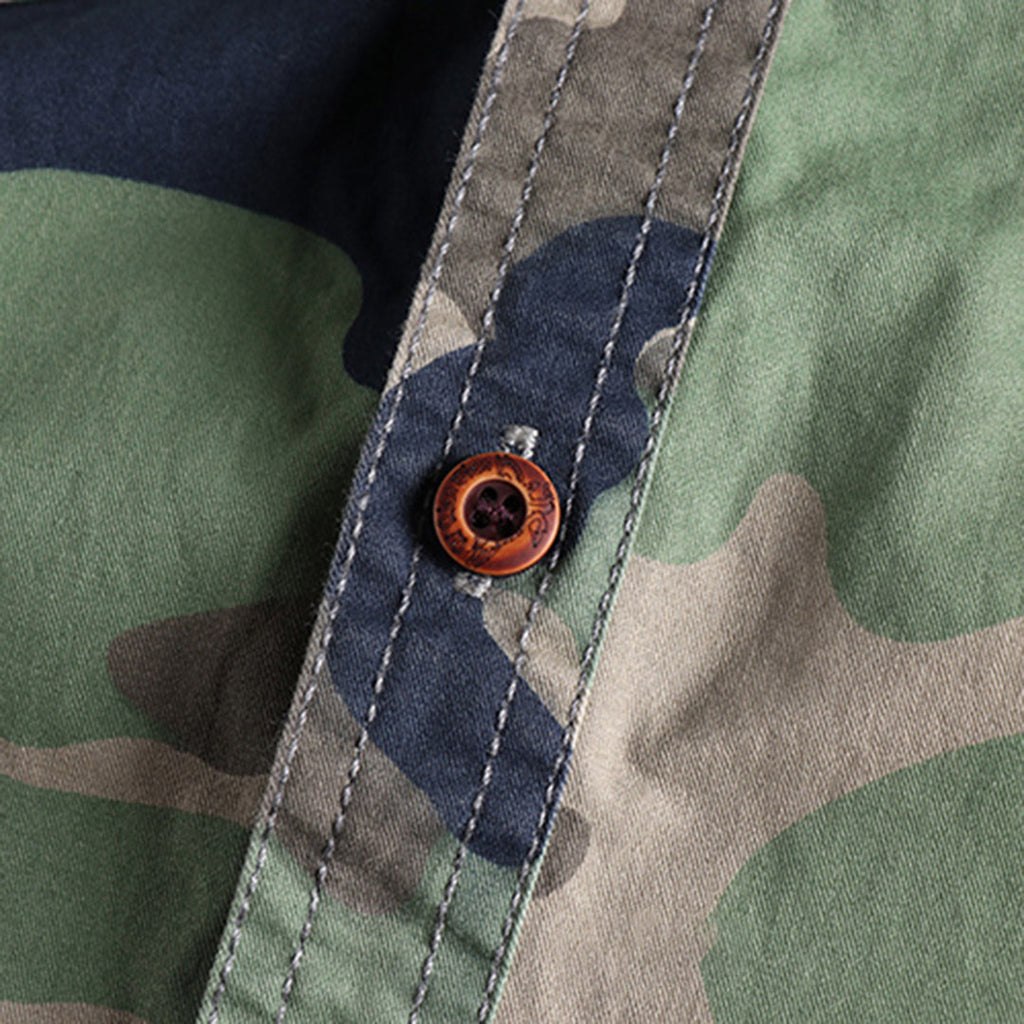 Men's Camouflage Button-Up Shirt