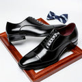 Men's Cap Toe Lace-Up Shoes
