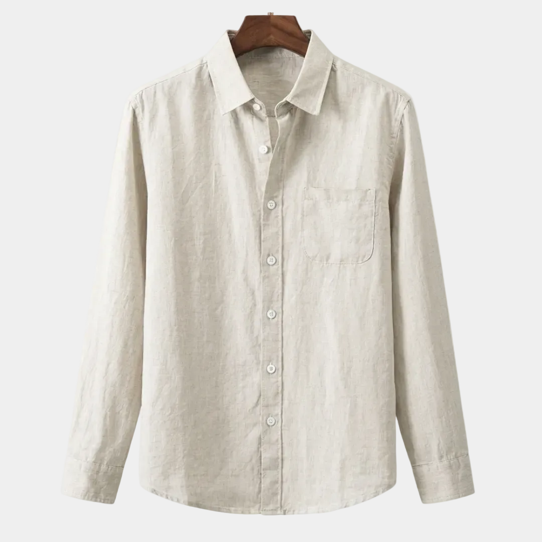 Men's Casual Button-Up Shirt