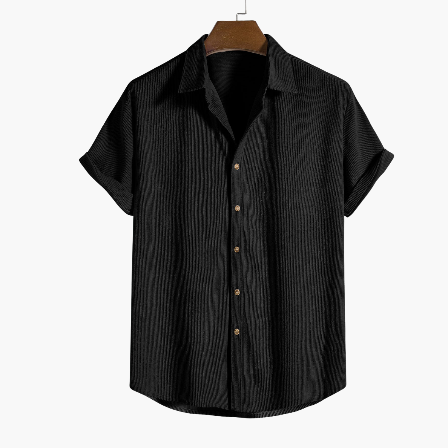 Men's Casual Shirt and Cargo Shorts Set