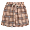 Men's Checked Drawstring Shorts