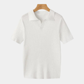 Men's Classic Ribbed Polo Shirt