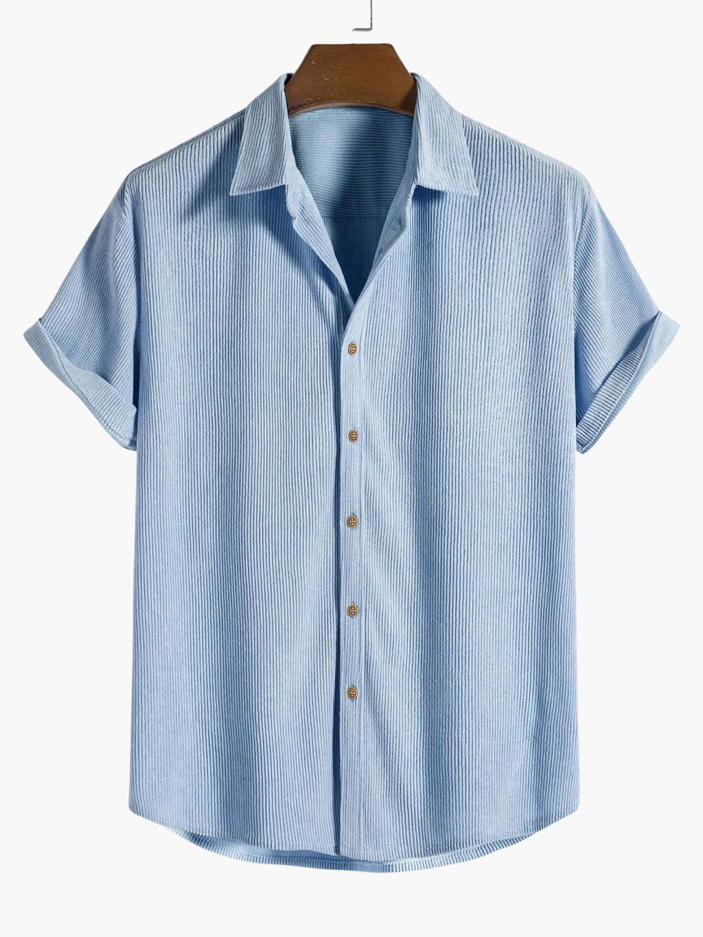 Men's Collared Shirt and Trousers Set
