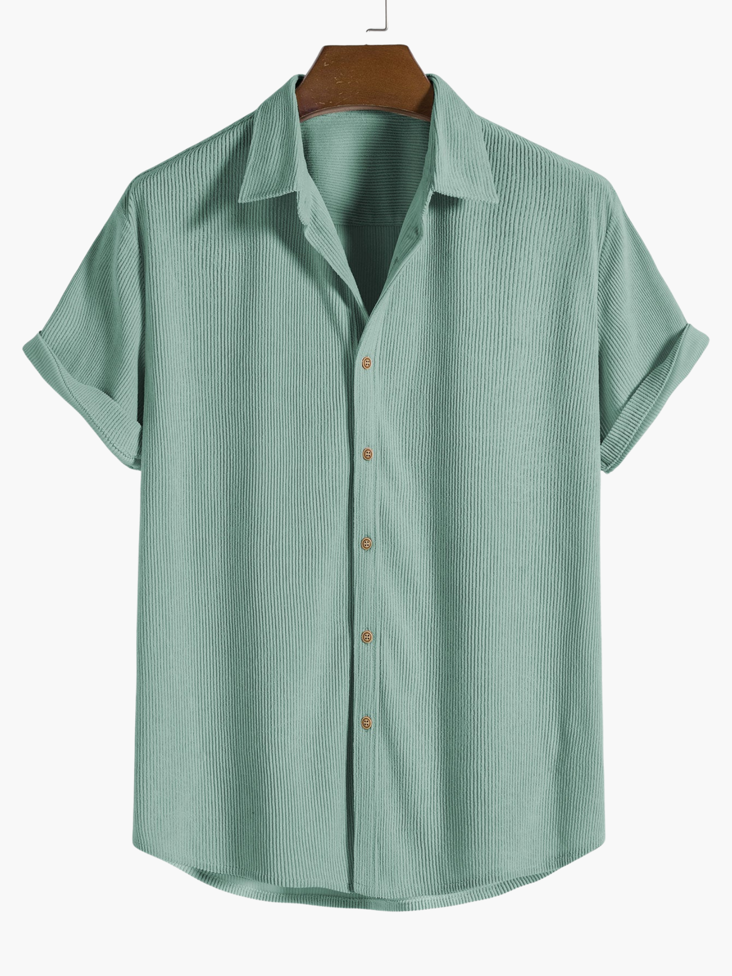 Men's Collared Shirt and Trousers Set