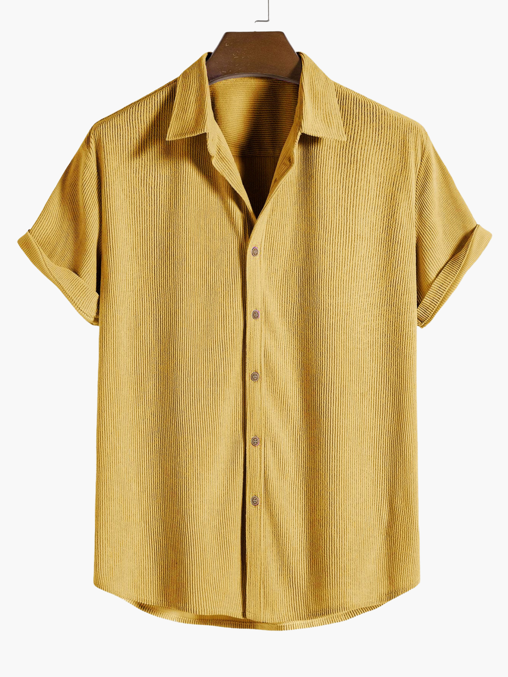 Men's Collared Shirt and Trousers Set