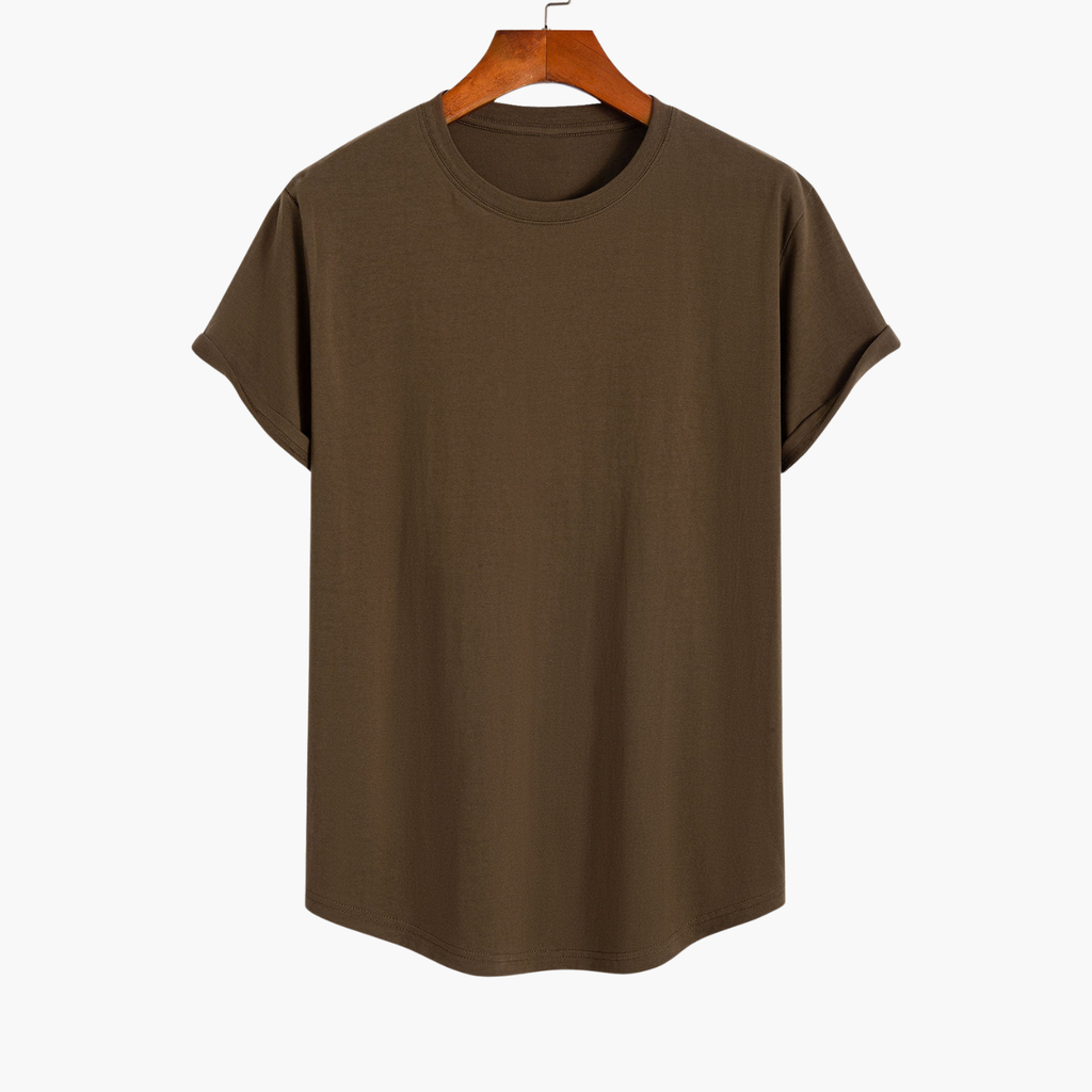 Men's Crew Neck T-Shirt and Cargo Shorts Set