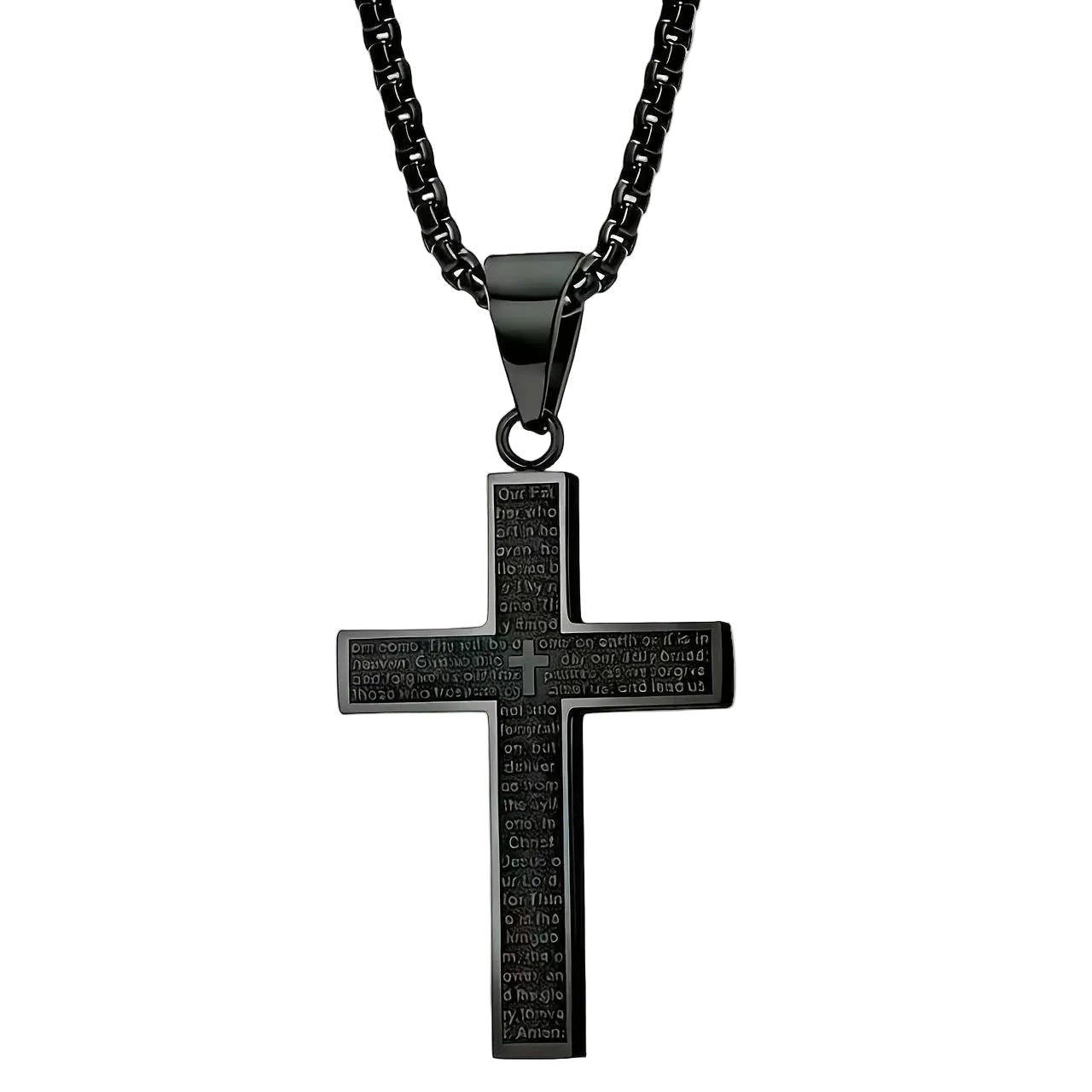 Men's Cross Pendant Necklace