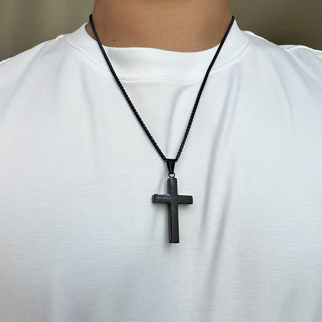 Men's Cross Pendant Necklace