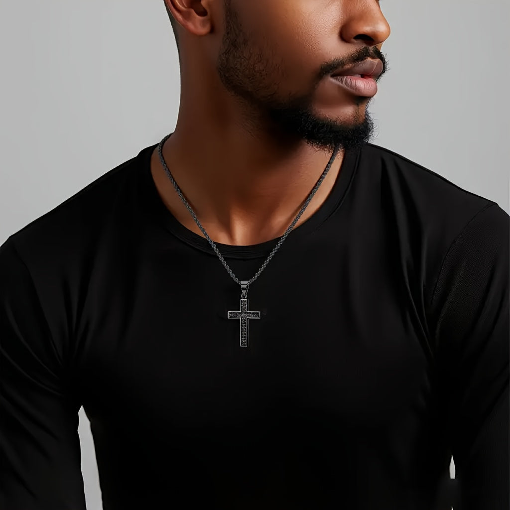 Men's Cross Pendant Necklace