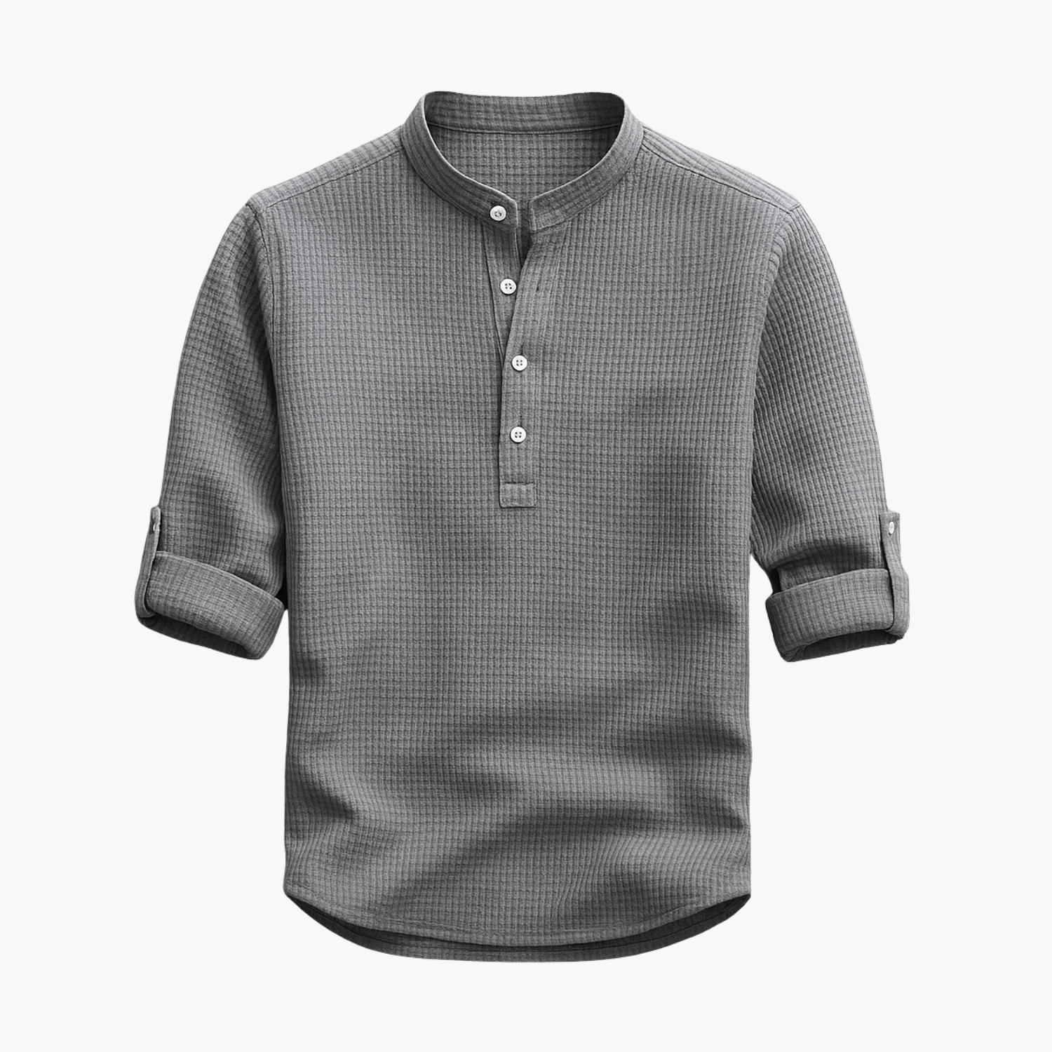 Men's Henley Shirt and Cargo Shorts Set