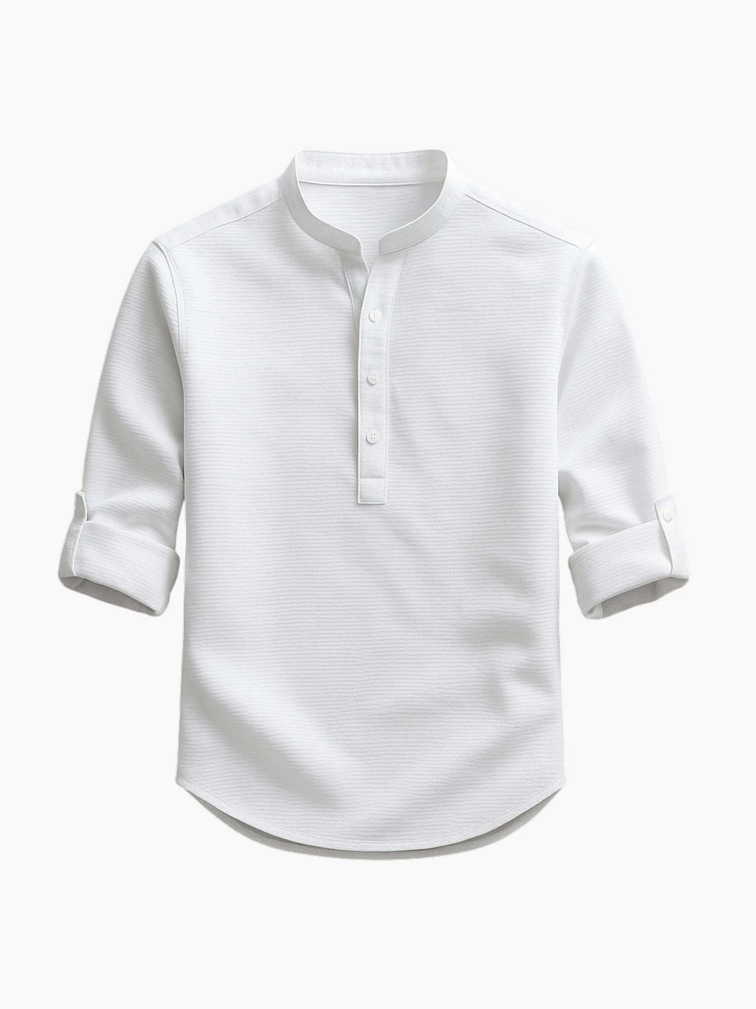 Men's Henley Shirt and Trousers Set