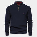 Men's High Neck Quarter-Zip Jumper