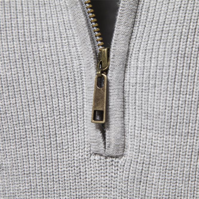 Men's High Neck Quarter-Zip Jumper