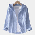 Men's Hooded Striped Shirt