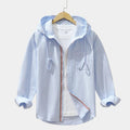 Men's Hooded Zip-Up Shirt