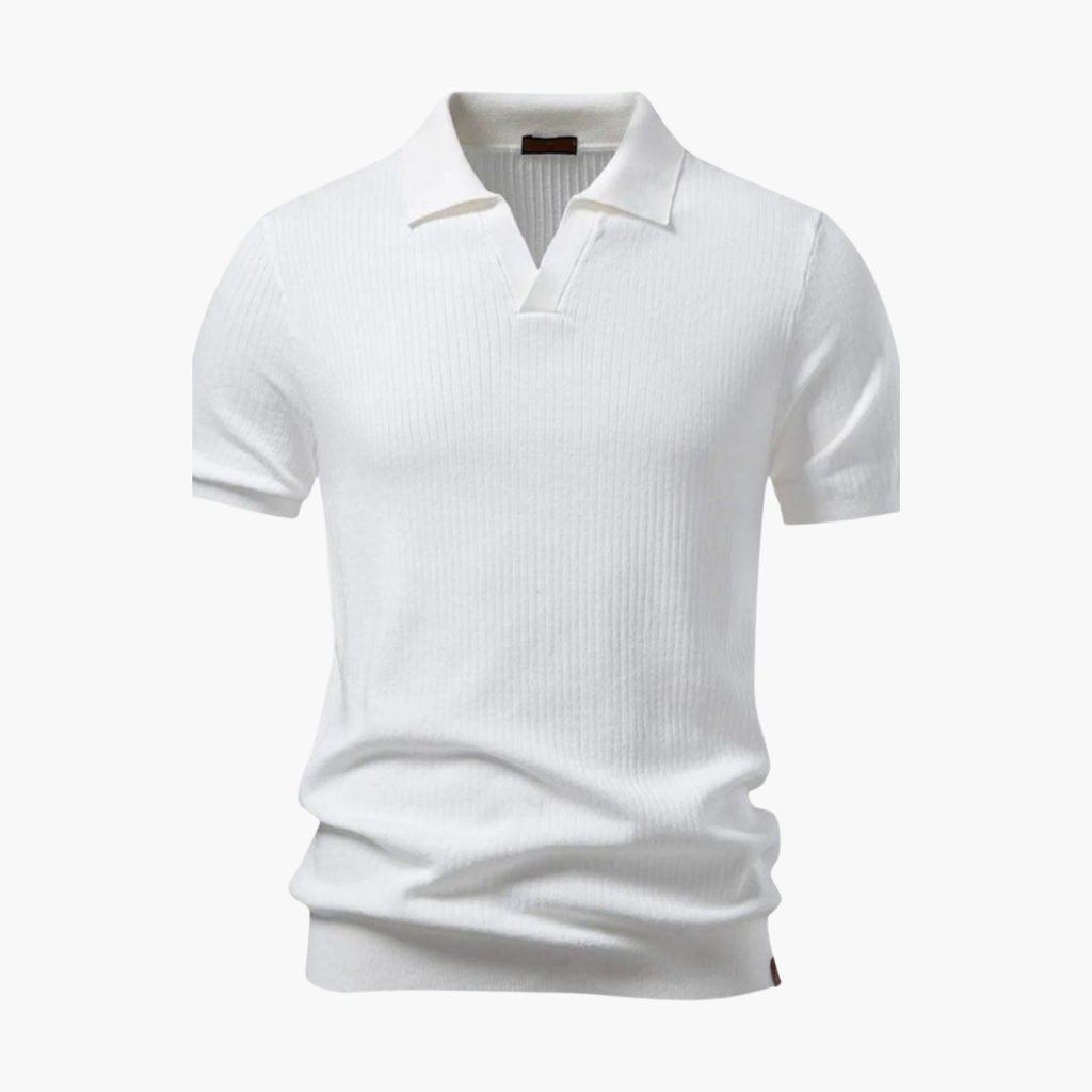 Men's Knit Polo and Cargo Shorts Set
