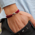 Men's Knotted Cord Bracelet