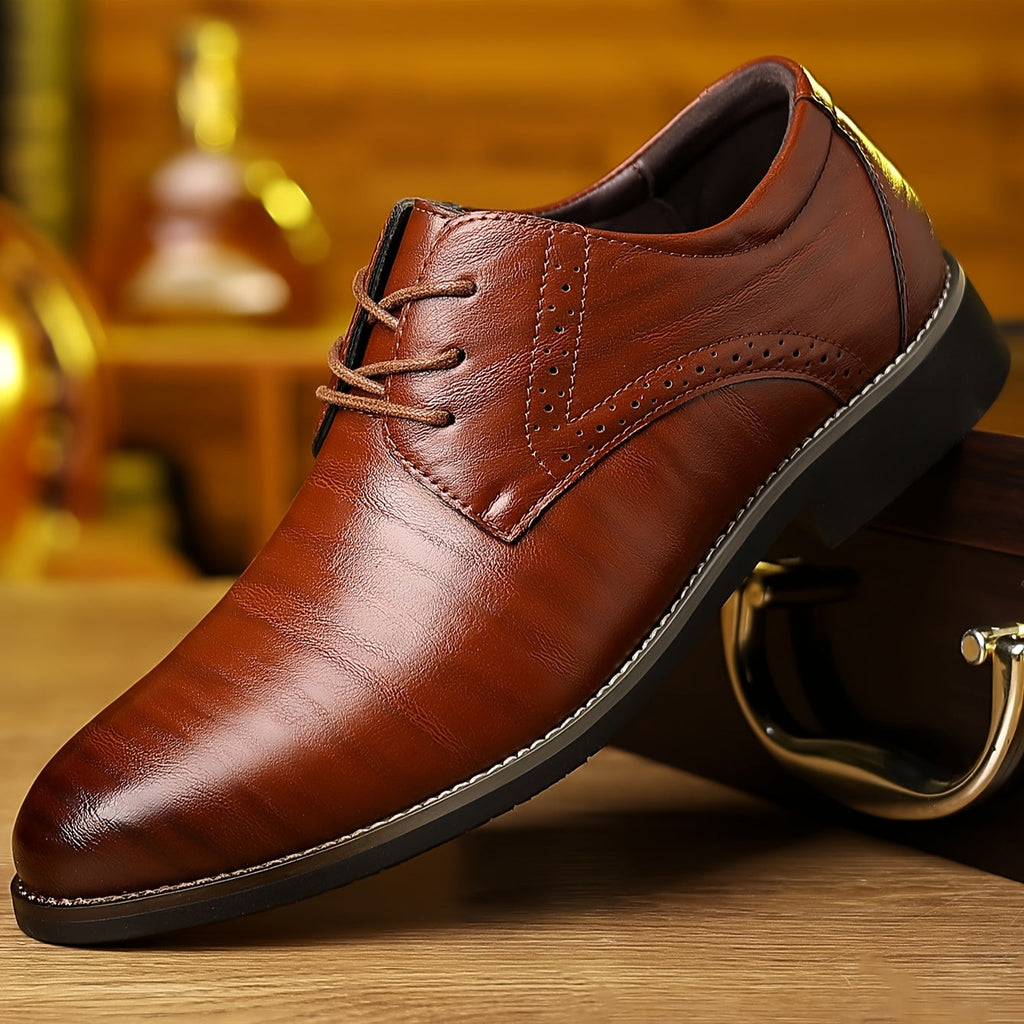 Men's Lace-Up Derby Shoes