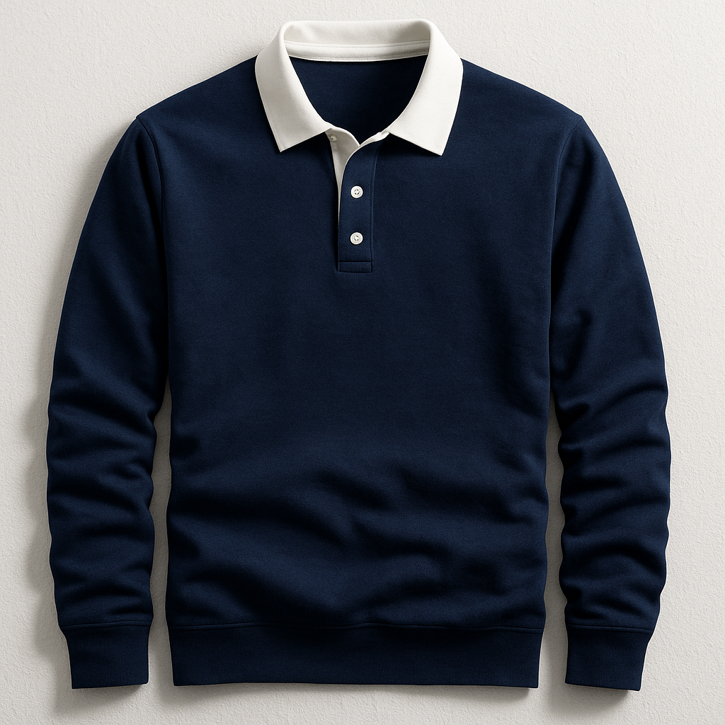Men's Long-Sleeve Polo Shirt