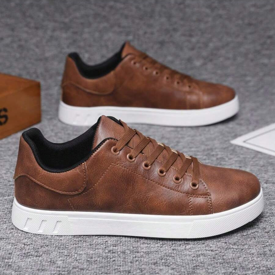 Men's Low-Top Lace-Up Trainers