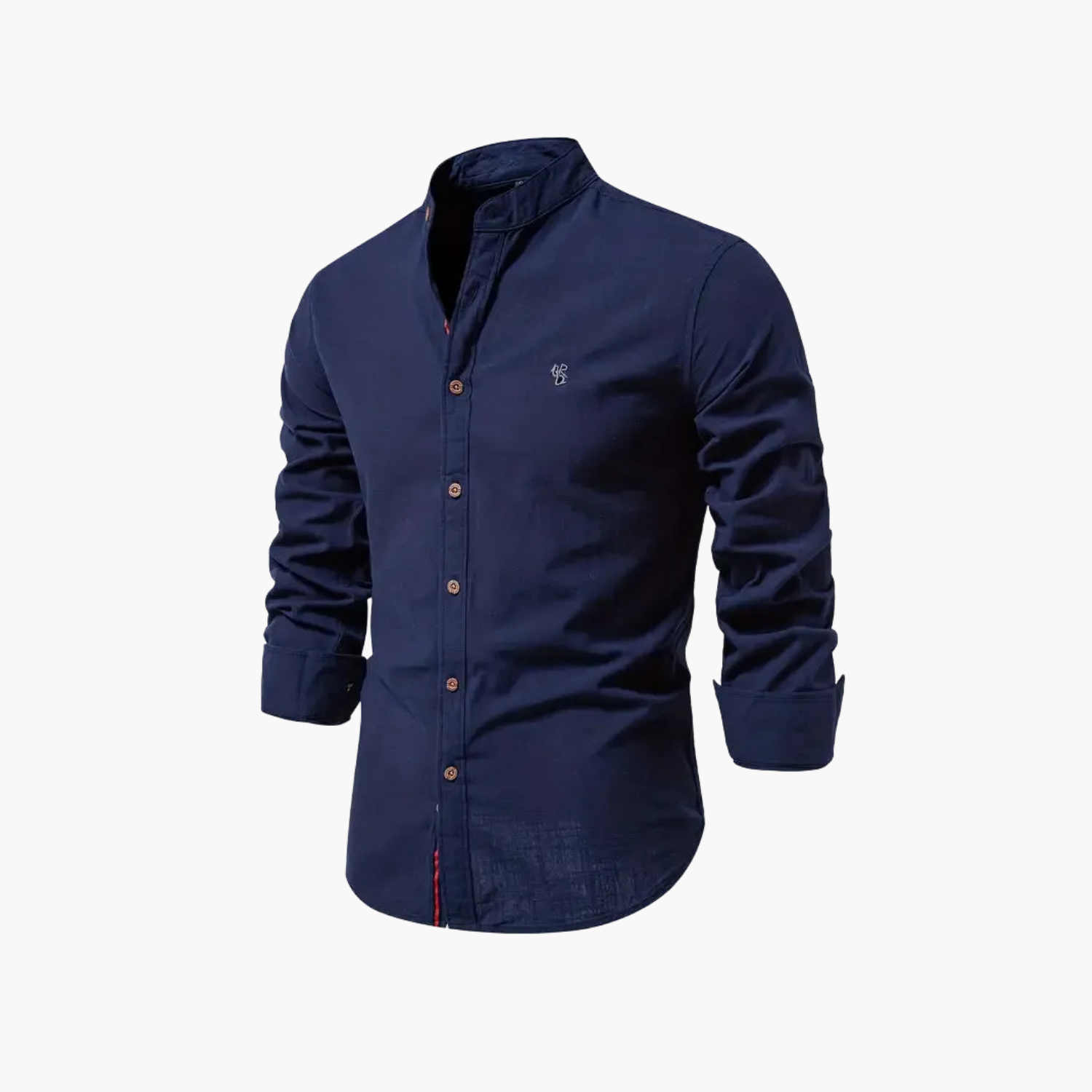 Men's Mandarin Shirt and Cargo Shorts Set