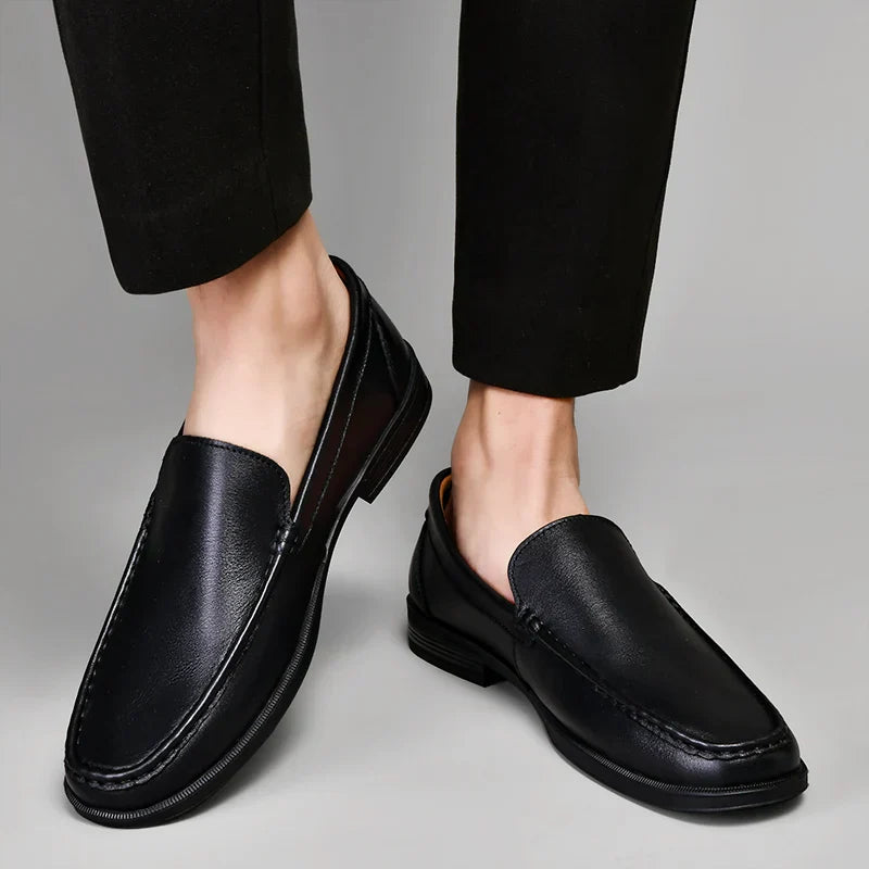 Men's Moc Toe Slip-On Shoes