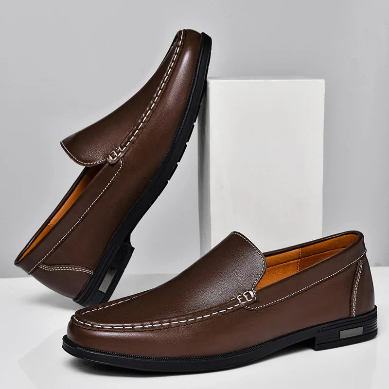 Men's Moc Toe Slip-On Shoes