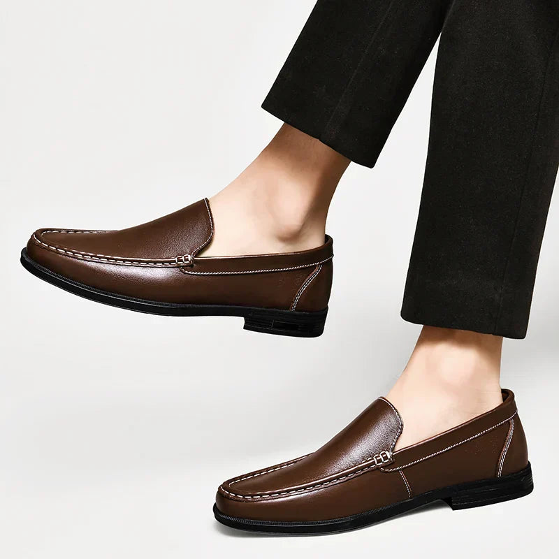 Men's Moc Toe Slip-On Shoes