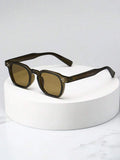 Men's Oval Frame Sunglasses