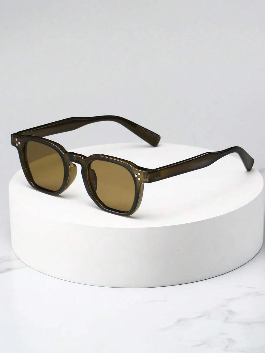 Men's Oval Frame Sunglasses