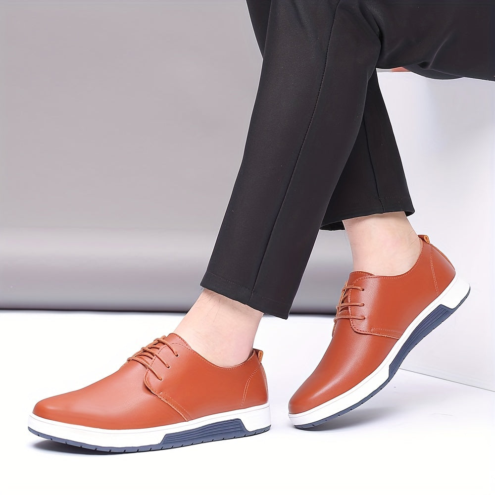 Men's Perforated Lace-Up Shoes
