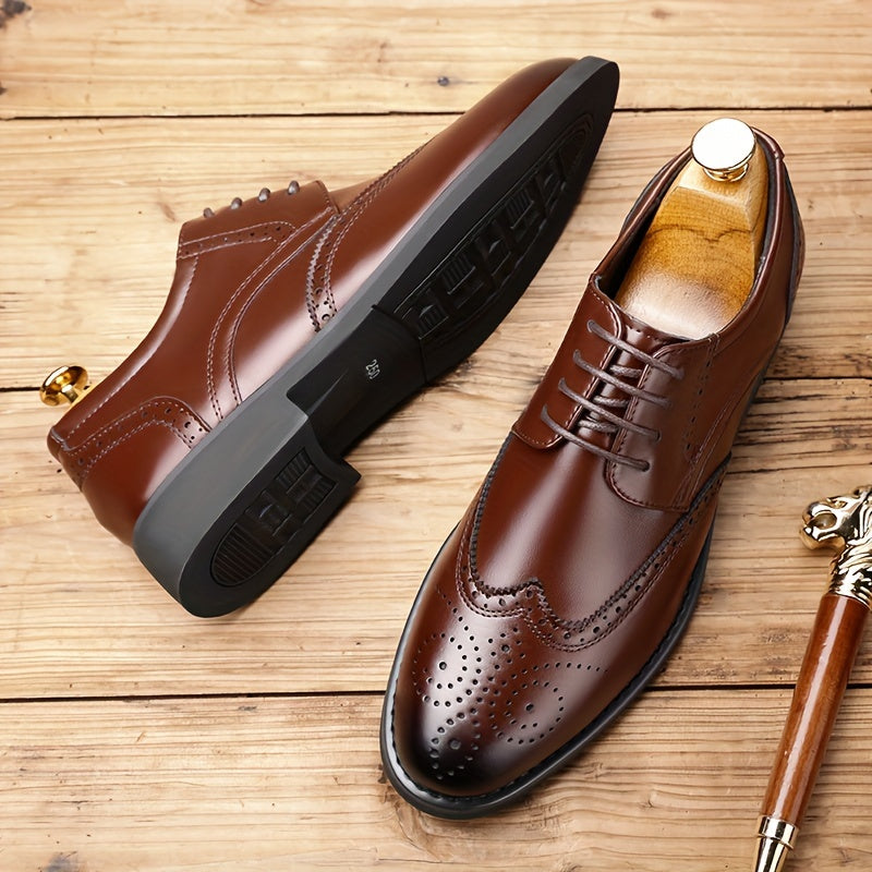 Men's Perforated Oxford Shoes