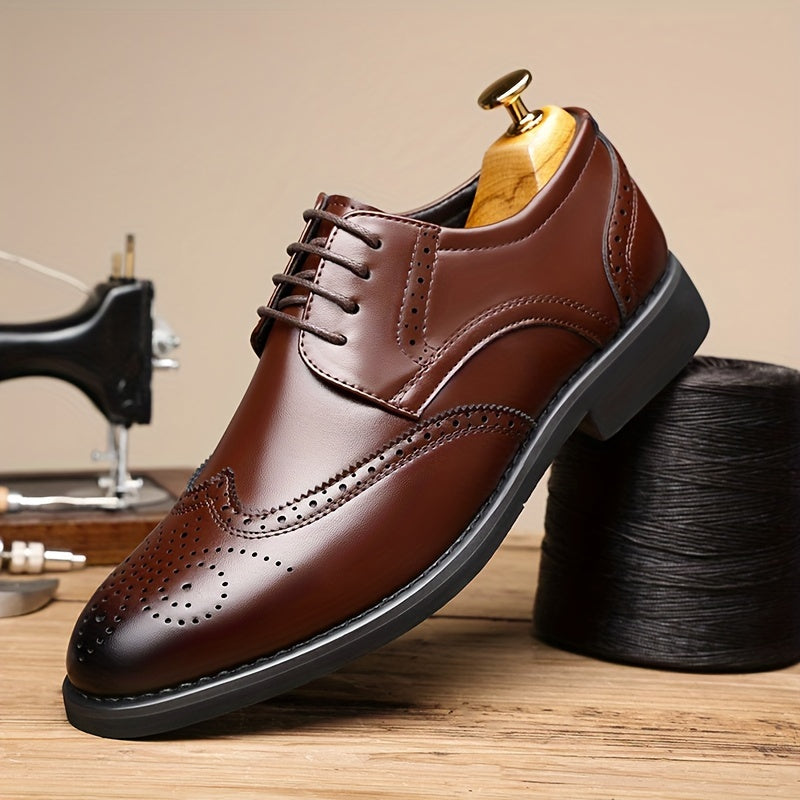 Men's Perforated Oxford Shoes