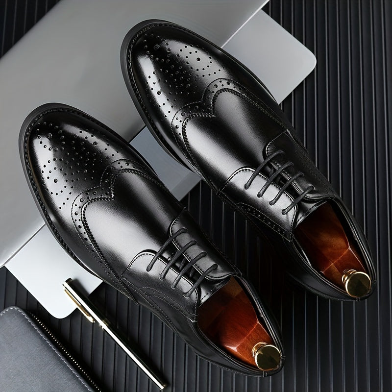 Men's Perforated Oxford Shoes