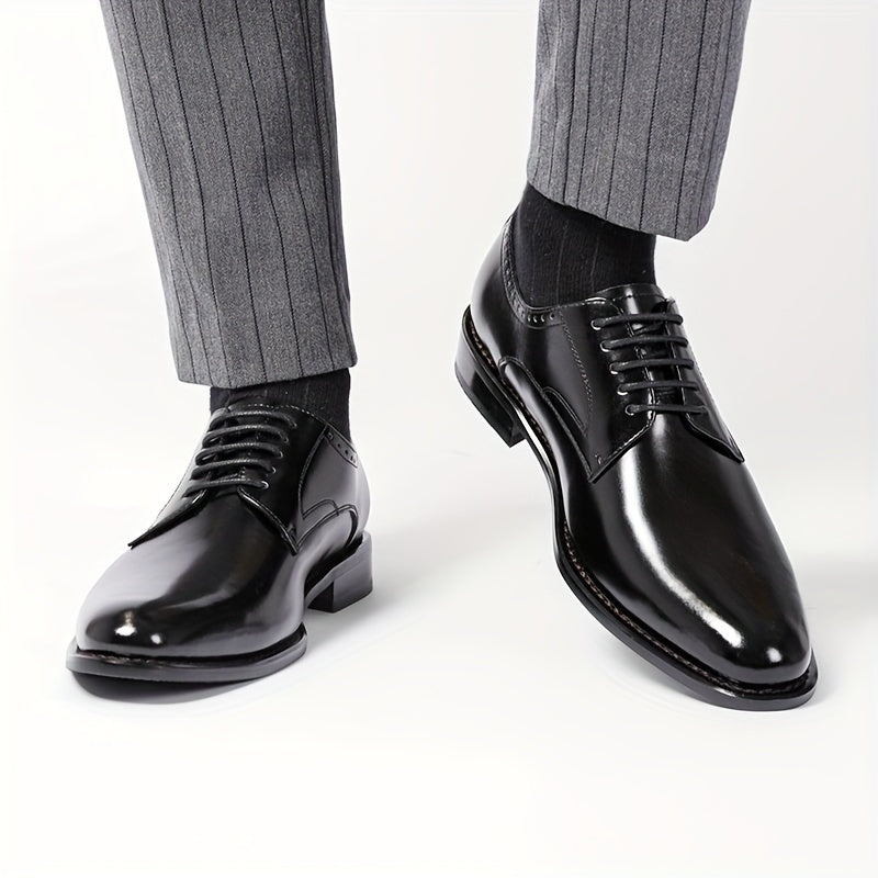 Men's Plain Lace-Up Shoes